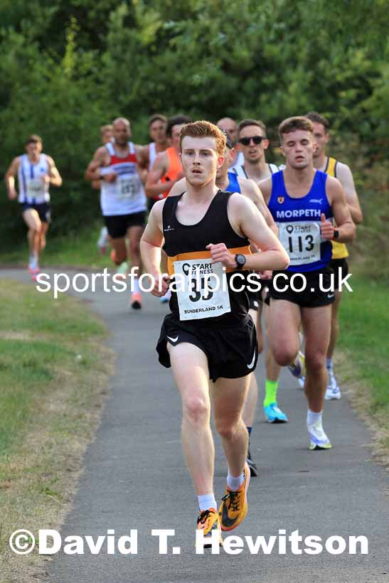 Mens 2022 Sunderland 5k Road Races, Silksworth, Sunderland, Thursday, july 21st, Photo: David T. Hewitson/Sports for All Pics
